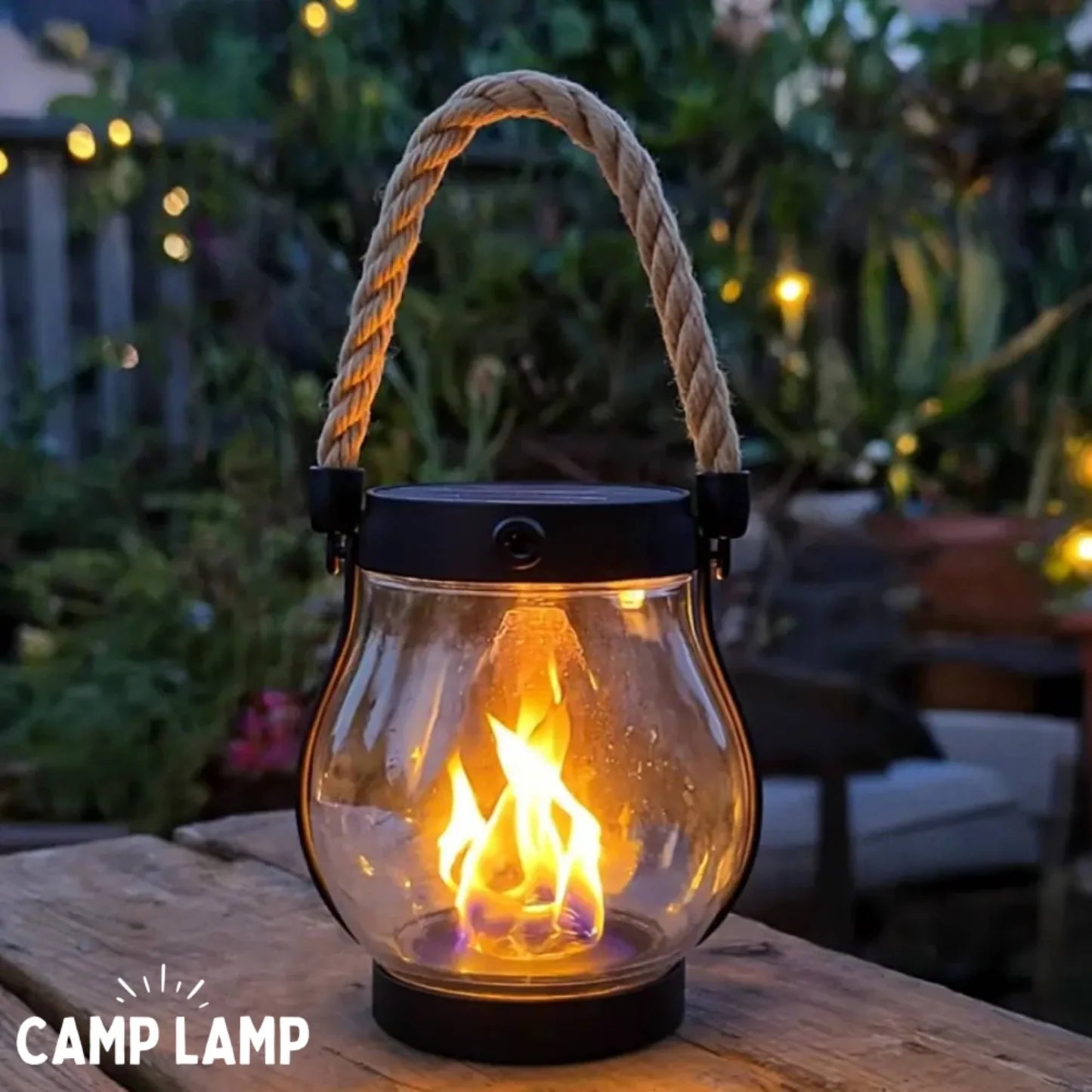 🔥 Solar Flame Lamp | Flickering Outdoor Garden Light