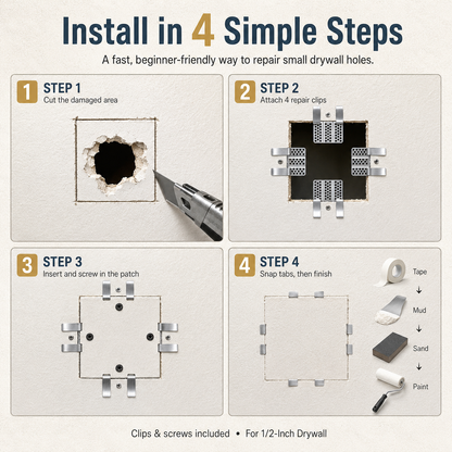 Drywall Repair Clips Kit