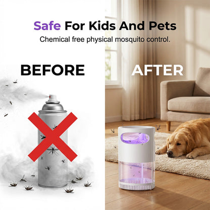 Quiet USB Mosquito Trap Lamp for Bedrooms & Pet Homes